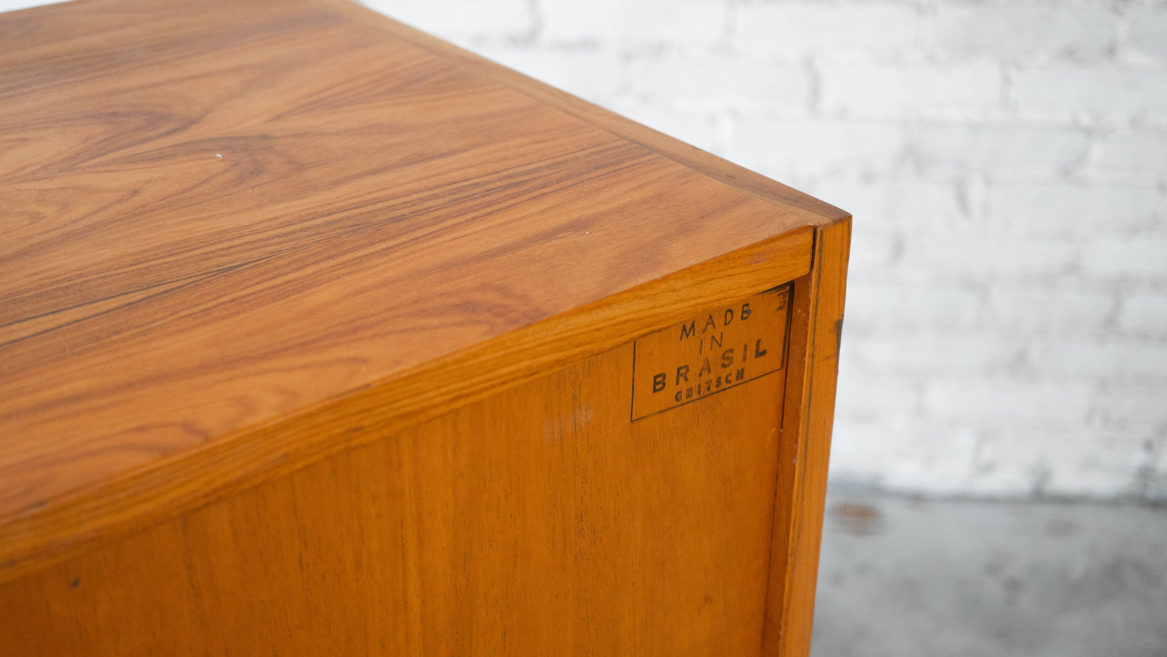 1970s Mid-Century Danish Modern Rosewood Hideaway Desk & Cabinet