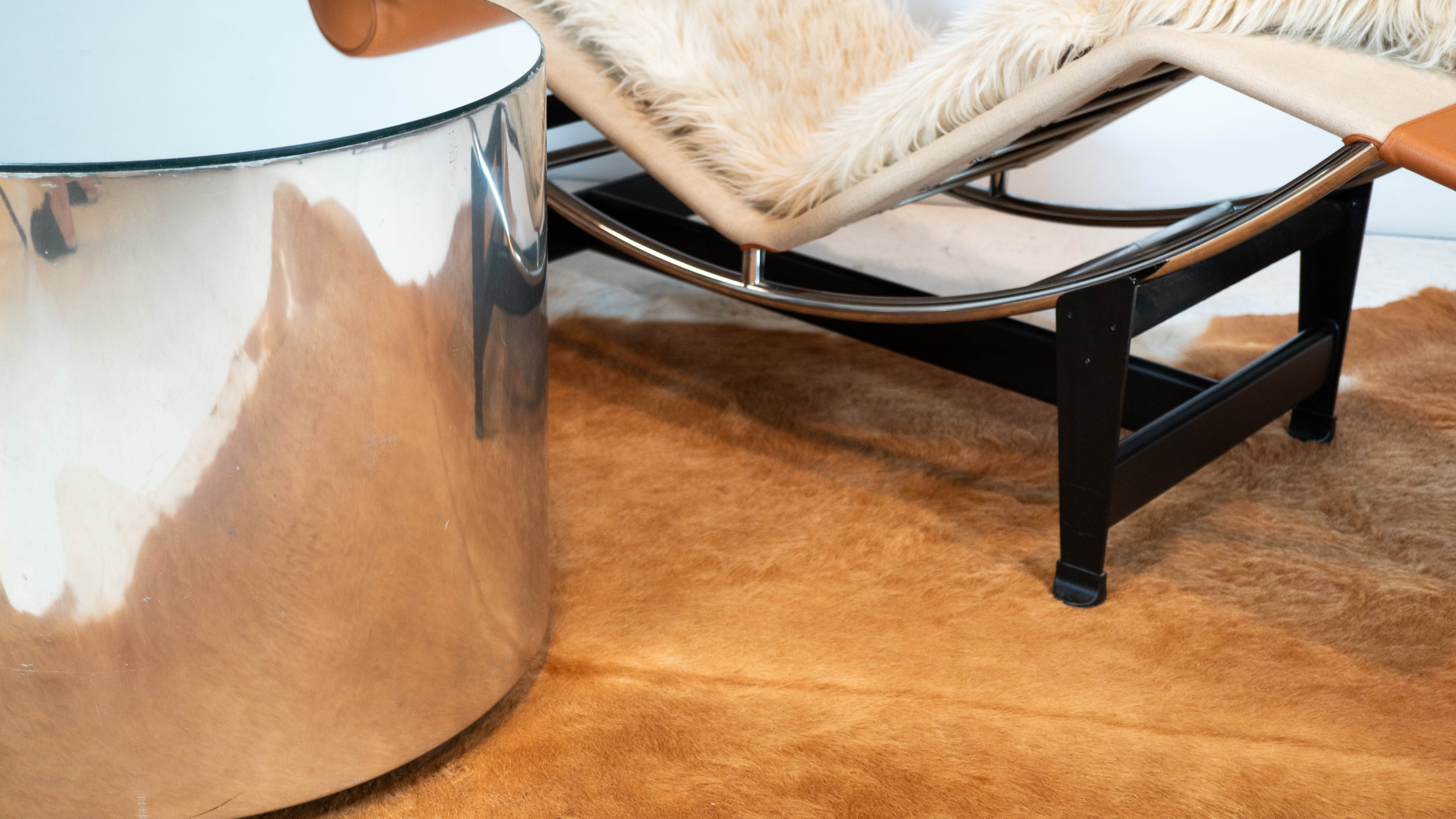 1980s Paul Mayen Rolling Drum Chrome Side Table for Habitat International