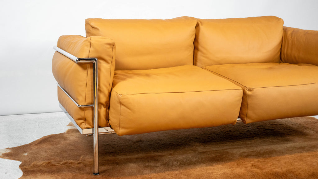 Le Corbusier LC3 Grand Confort Attributed Loveseat Sofa