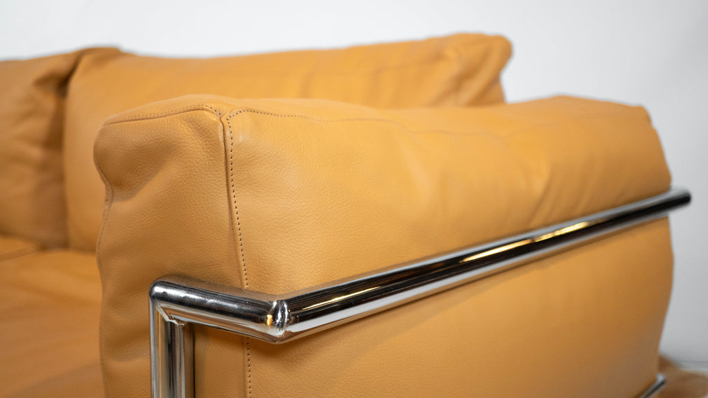 Le Corbusier LC3 Grand Confort Attributed Loveseat Sofa