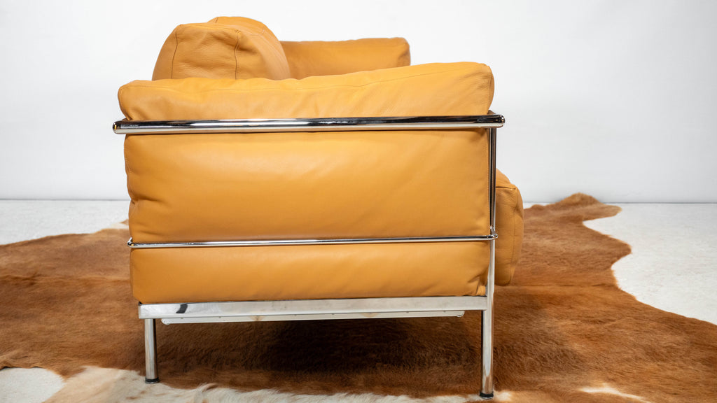 Le Corbusier LC3 Grand Confort Attributed Loveseat Sofa