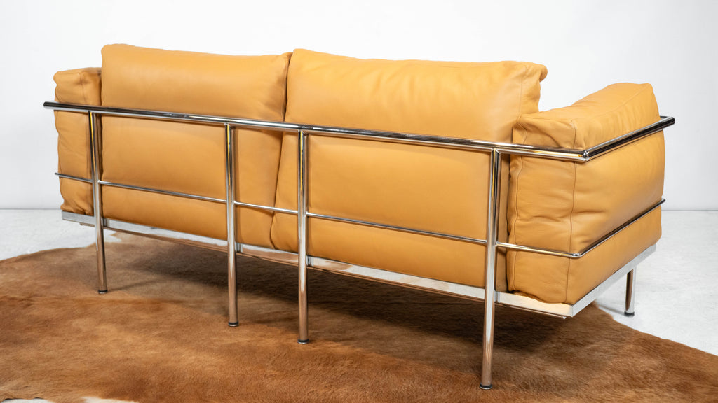 Le Corbusier LC3 Grand Confort Attributed Loveseat Sofa