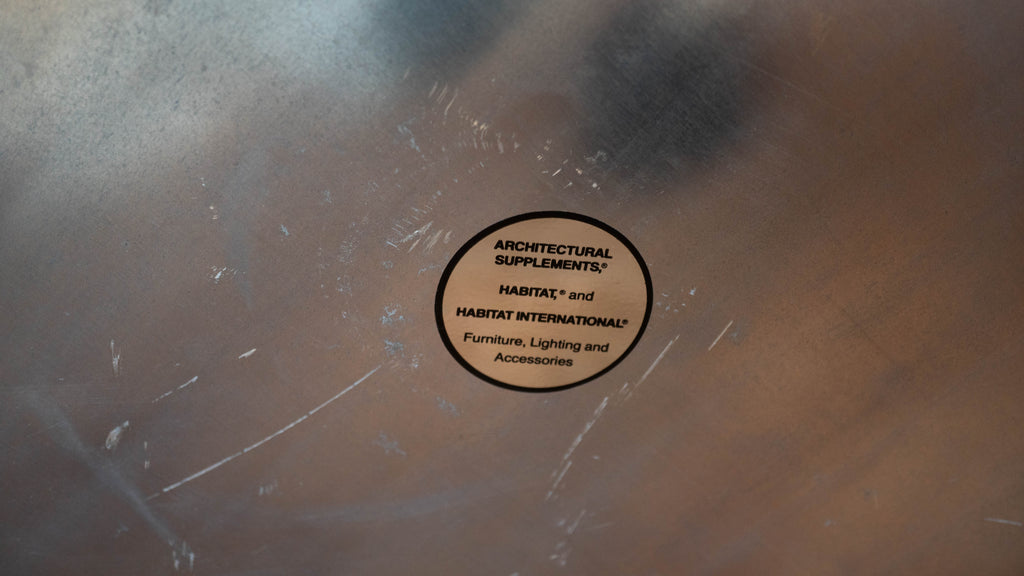 1980s Paul Mayen Rolling Drum Chrome Side Table for Habitat International