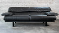 1980s Postmodern Leather Alanda Sofa by Paolo Piva for B&B Italia