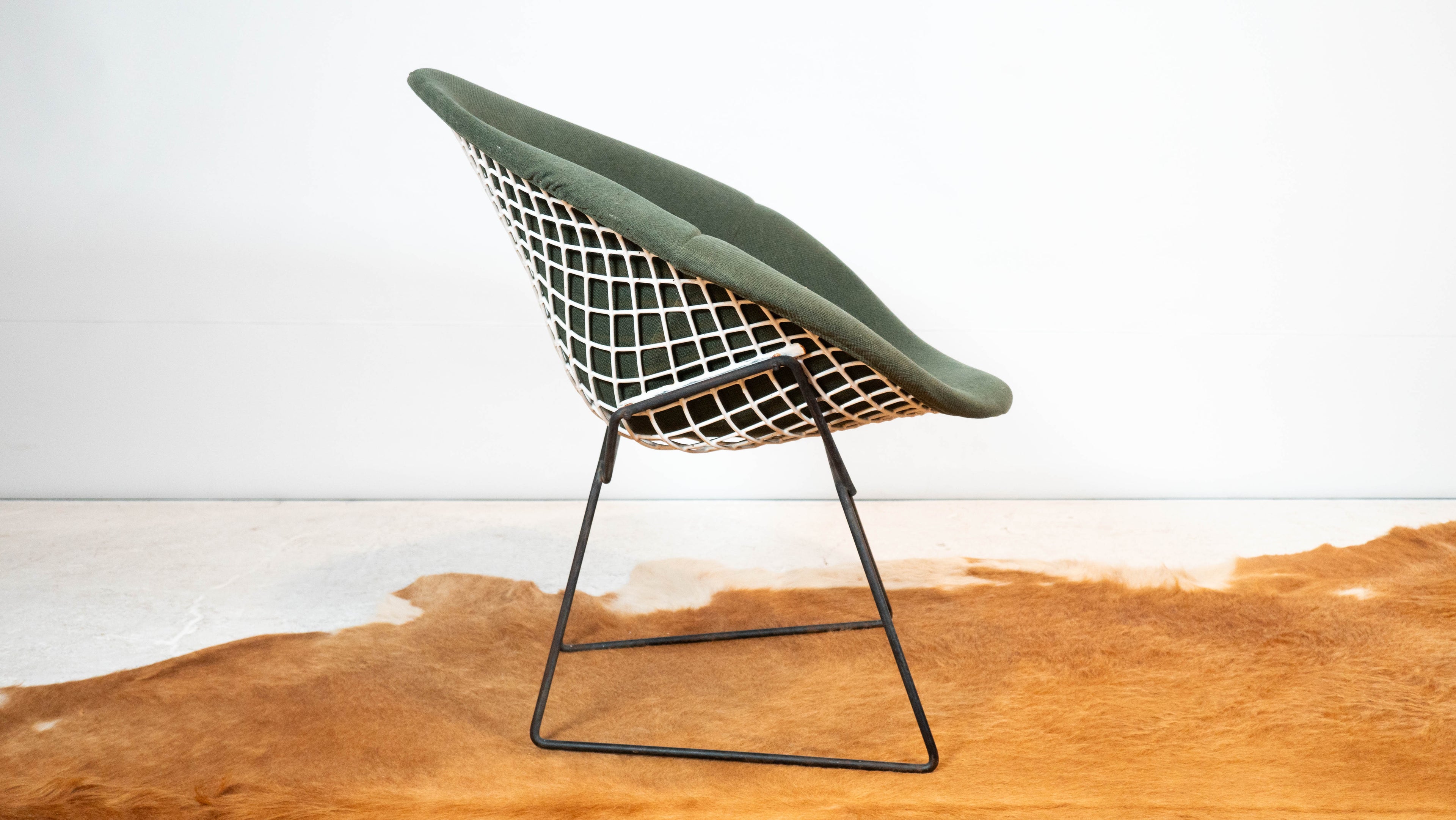 1970s Vintage Knoll Bertoia Diamond Chair w/ Full Cover