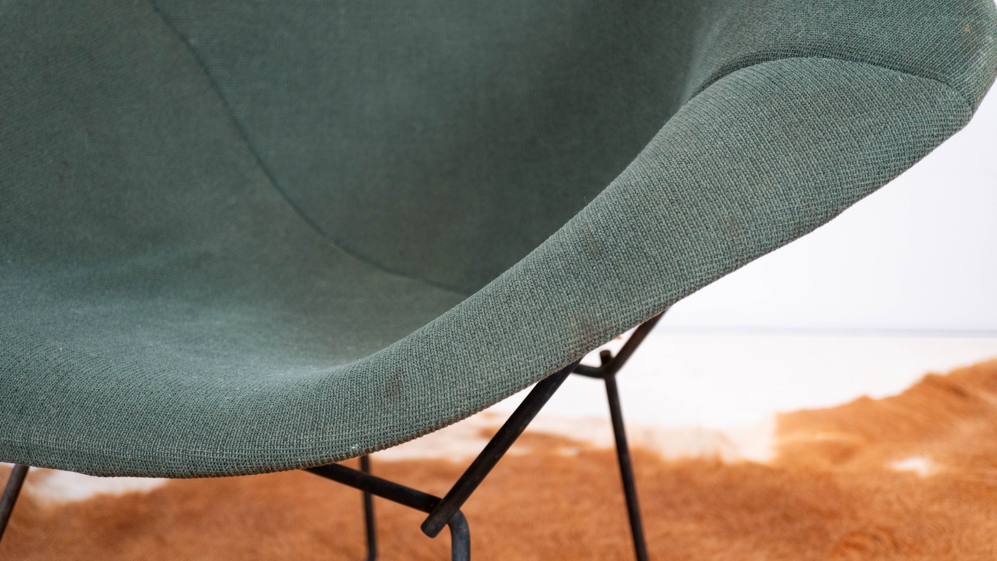 1970s Vintage Knoll Bertoia Diamond Chair w/ Full Cover