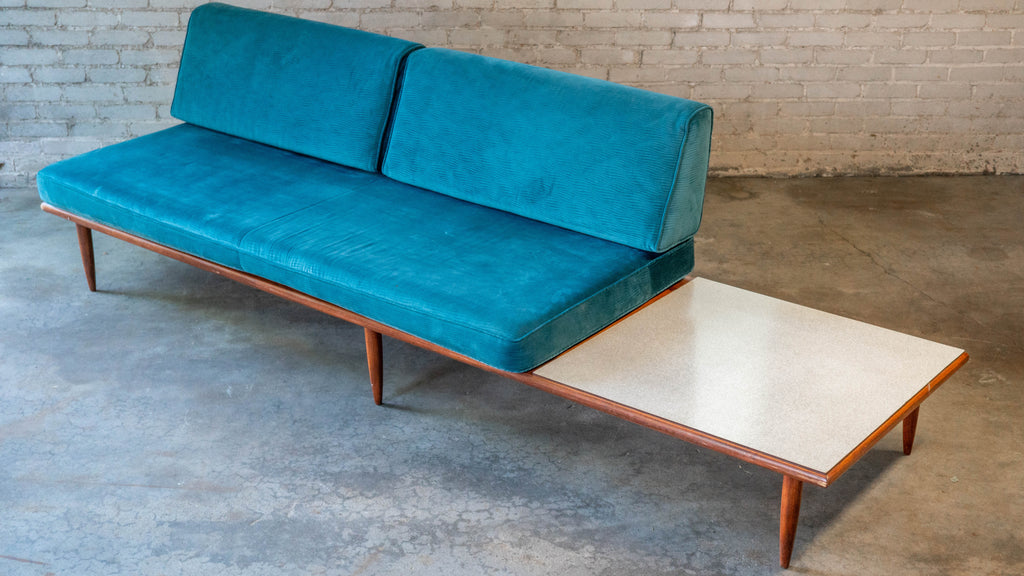 1950s Mid-Century Modern Adrian Pearsall Attr. Walnut Daybed