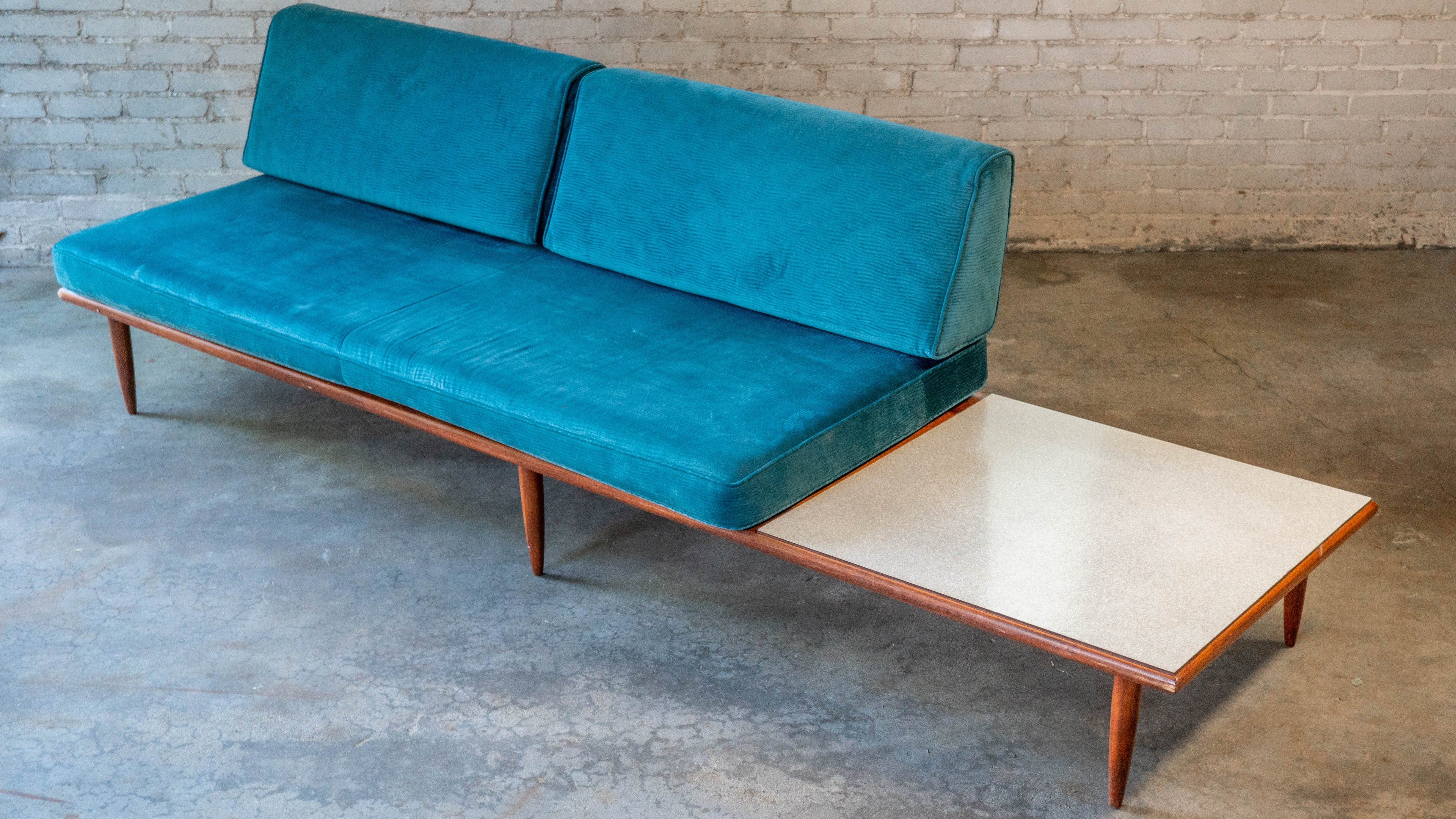 1950s Mid-Century Modern Adrian Pearsall Attr. Walnut Daybed