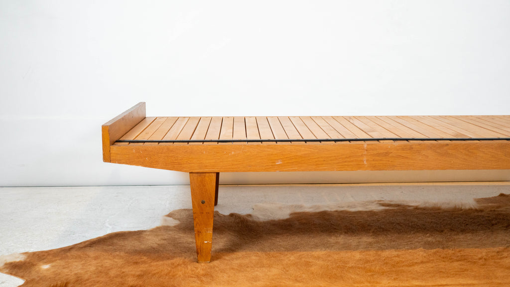 Mid-Century Expanding Ib Hylander Attr. Oak Daybed by Tanu Toiviainen, 1960s
