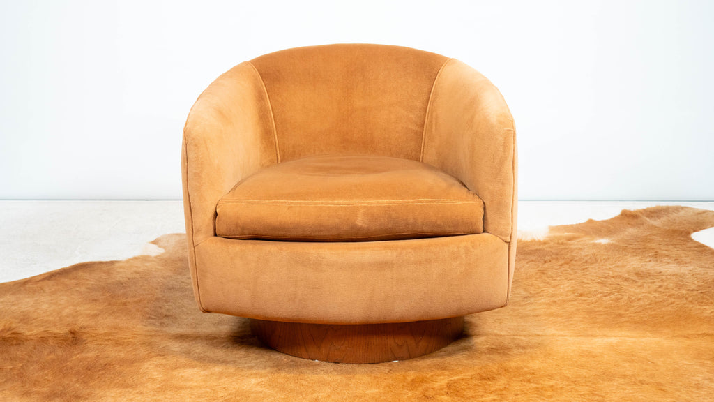 1970s Milo Baughman for Thayer Coggin attr. Swivel Chair