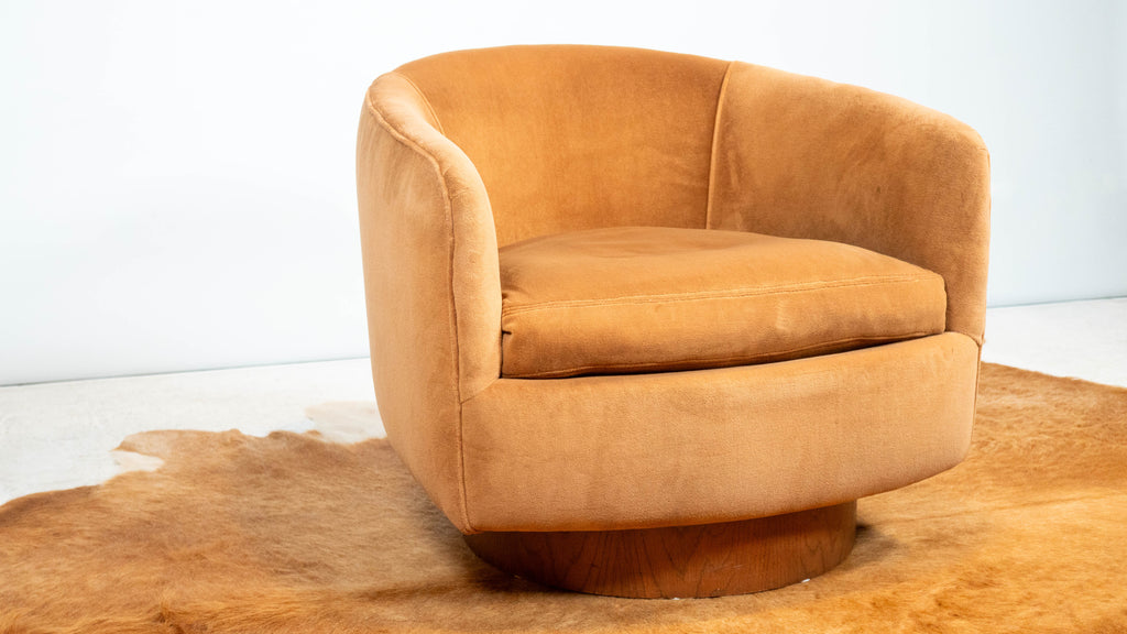 1970s Milo Baughman for Thayer Coggin attr. Swivel Chair
