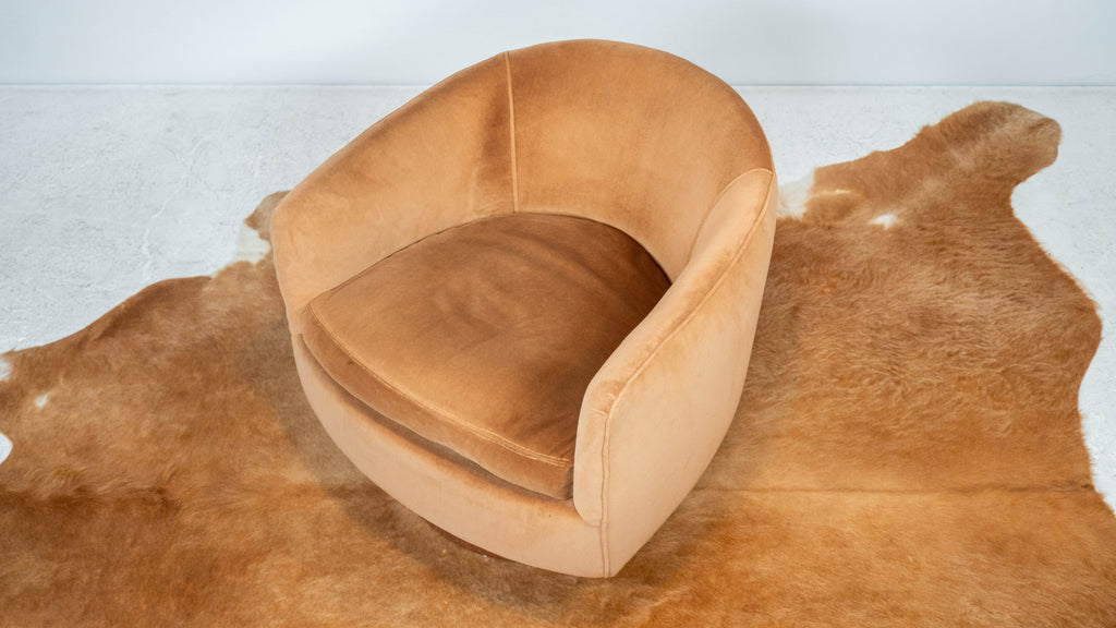 1970s Milo Baughman for Thayer Coggin attr. Swivel Chair