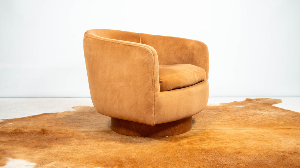1970s Milo Baughman for Thayer Coggin attr. Swivel Chair
