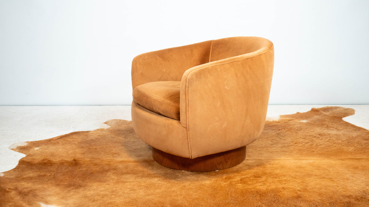 1970s Milo Baughman for Thayer Coggin attr. Swivel Chair