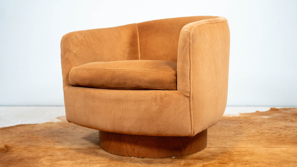 1970s Milo Baughman for Thayer Coggin attr. Swivel Chair