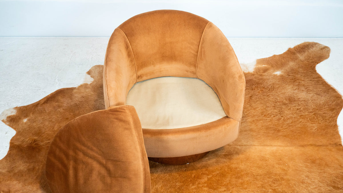 1970s Milo Baughman for Thayer Coggin attr. Swivel Chair