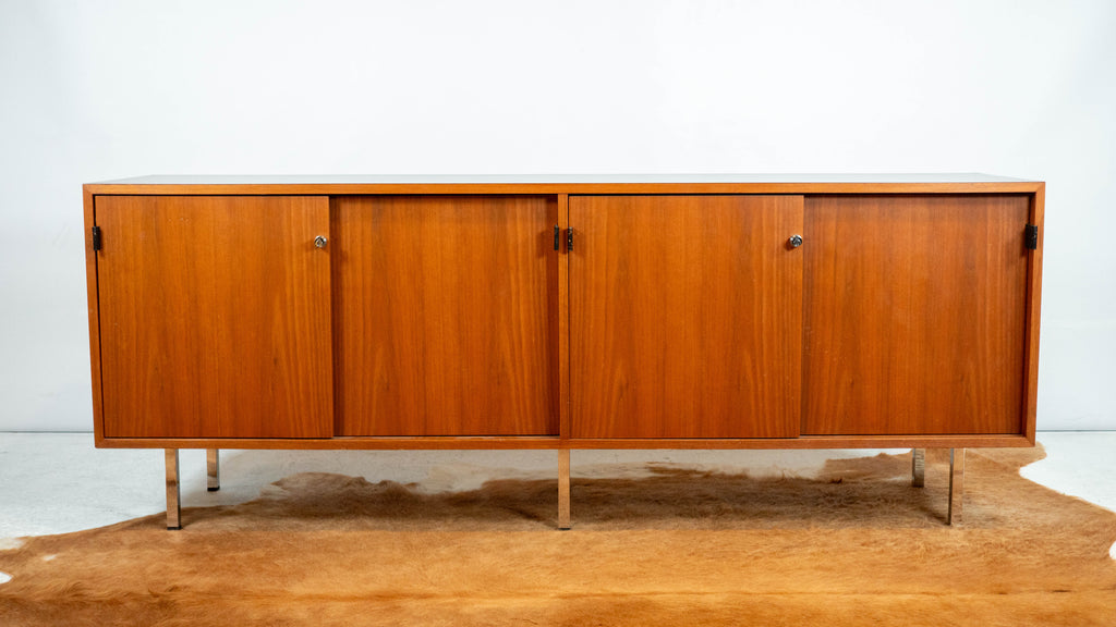 1980s Florence Knoll Model 541 for Knoll International Walnut Credenza