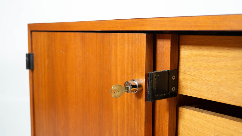 1980s Florence Knoll Model 541 for Knoll International Walnut Credenza
