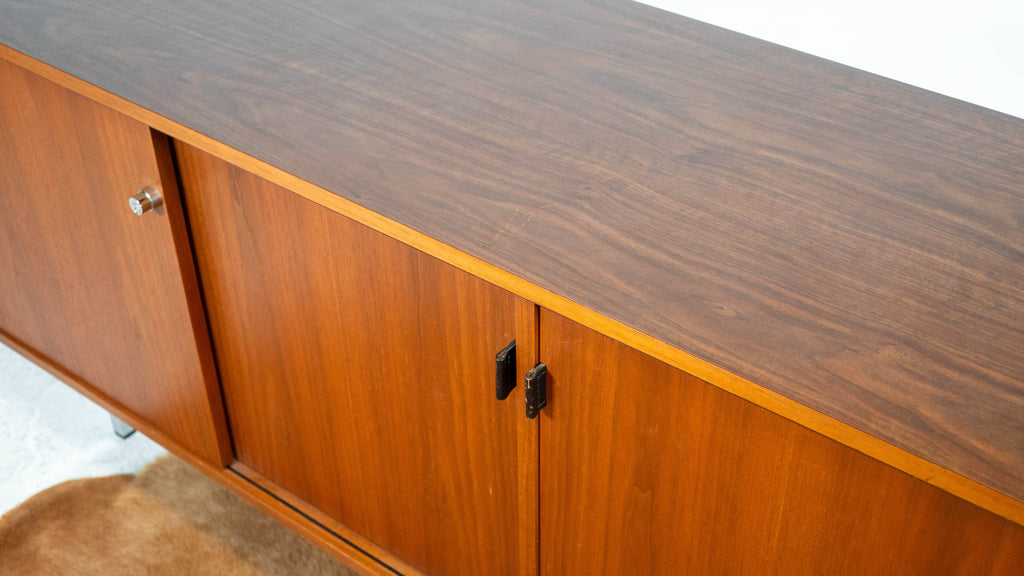 1980s Florence Knoll Model 541 for Knoll International Walnut Credenza