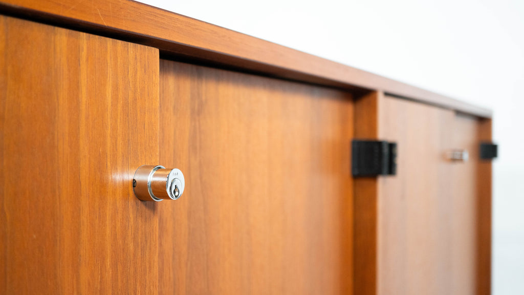 1980s Florence Knoll Model 541 for Knoll International Walnut Credenza