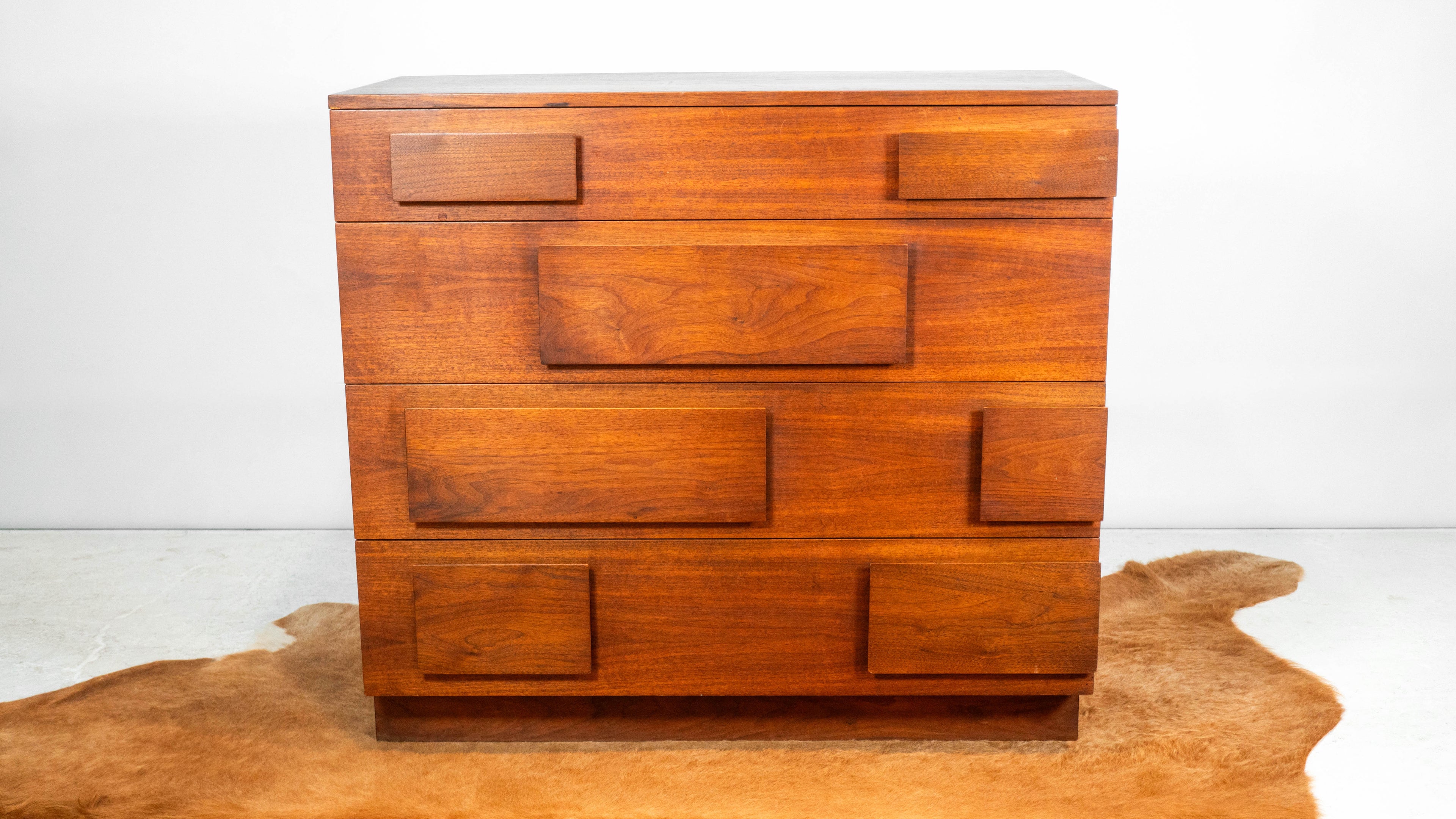 Vintage Walnut Dresser after Gio Ponti