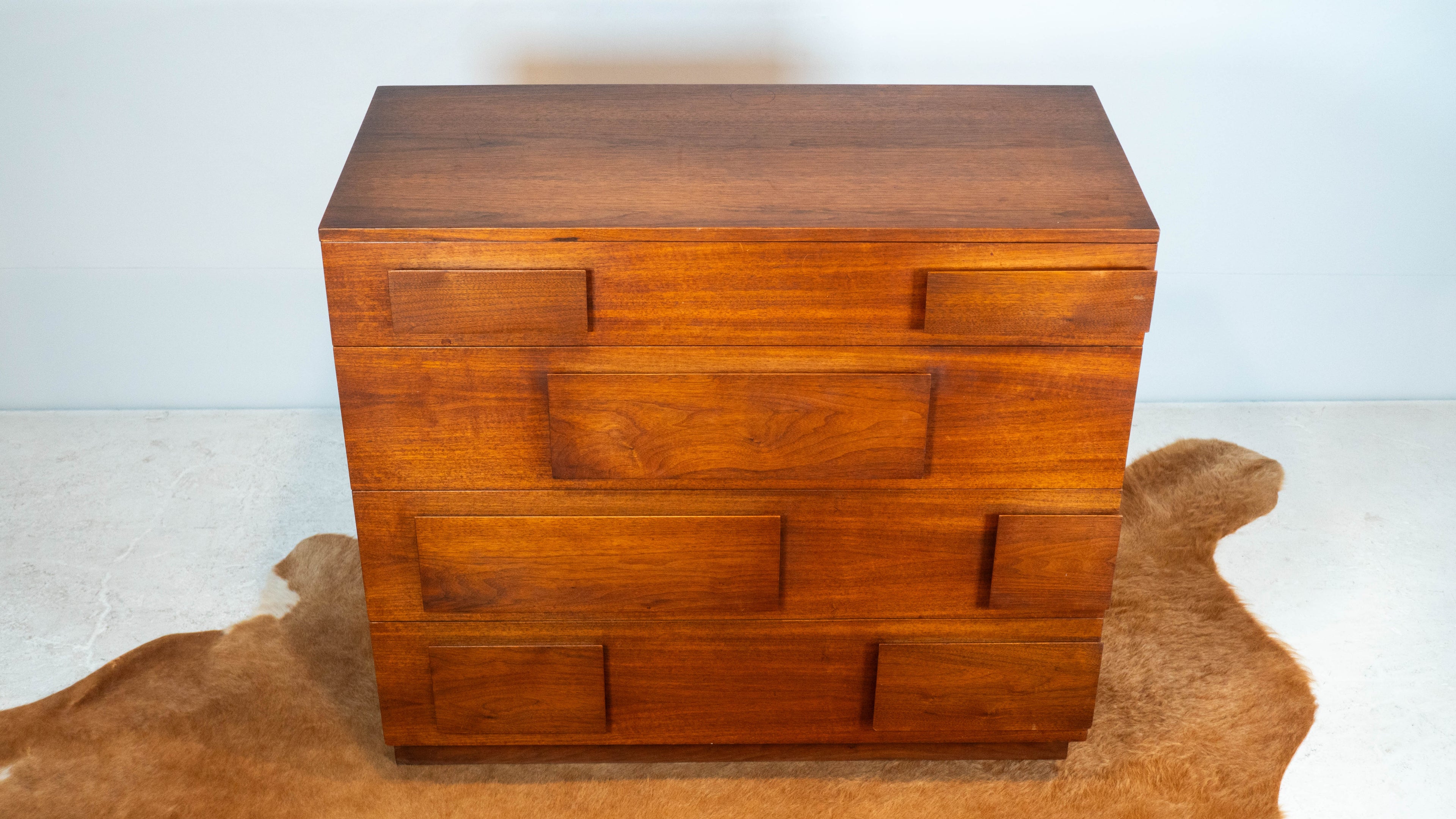 Vintage Walnut Dresser after Gio Ponti