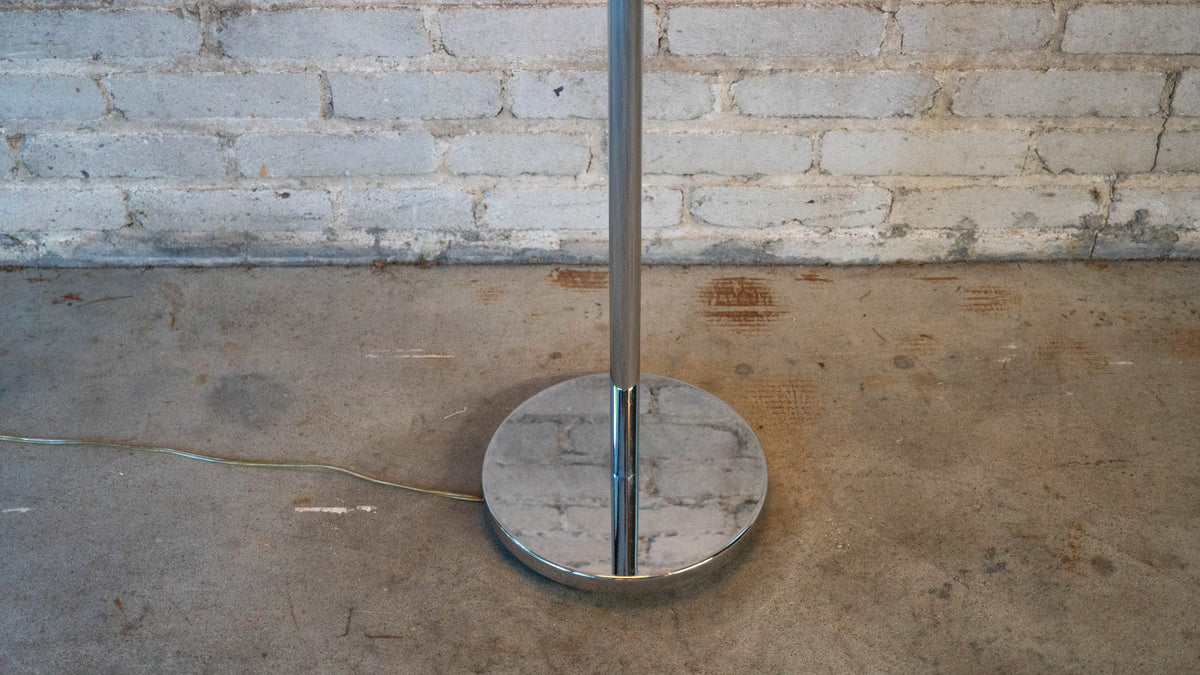 Vintage Casella Chrome Swing-Arm Floor Lamp