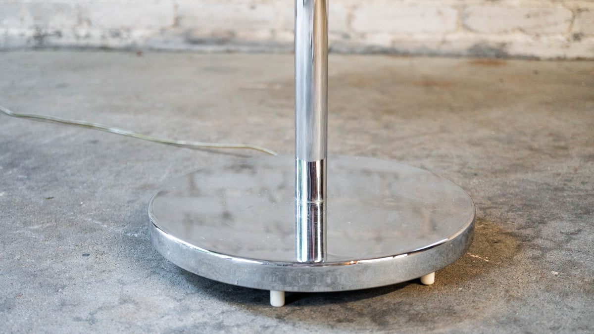 Vintage Casella Chrome Swing-Arm Floor Lamp