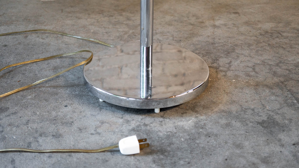 Vintage Casella Chrome Swing-Arm Floor Lamp
