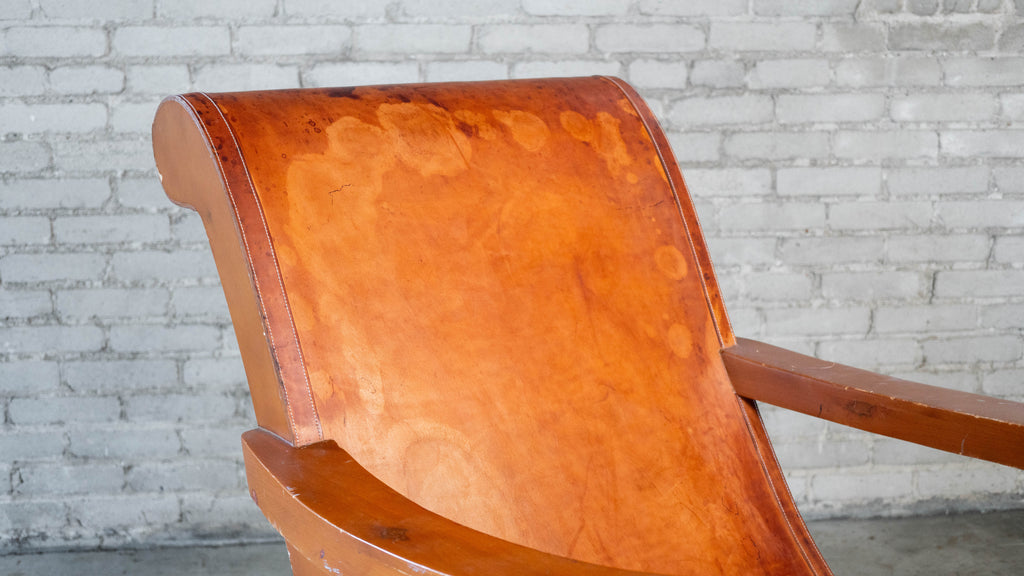 Mexican Modernist Clara Porset Style, 'Butaque' Chair', c. 1990s