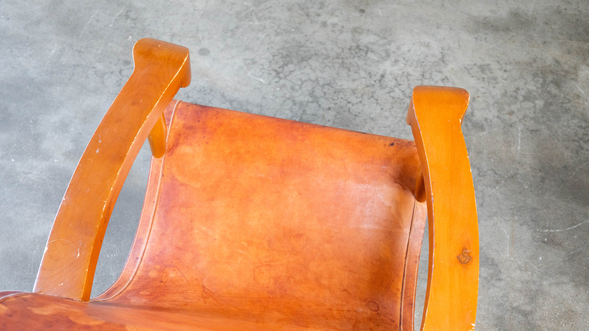 Mexican Modernist Clara Porset Style, 'Butaque' Chair', c. 1990s