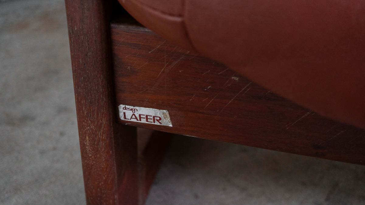 Vintage Percival Lafer MP-163 Earth Chair & Ottoman