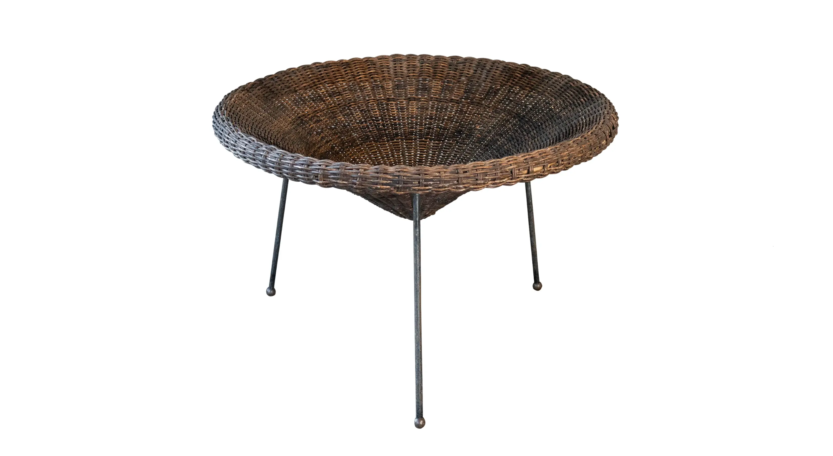 Vintage Italian Roberto Mango (Attr.) Portariviste Magazine Holder, 1960s