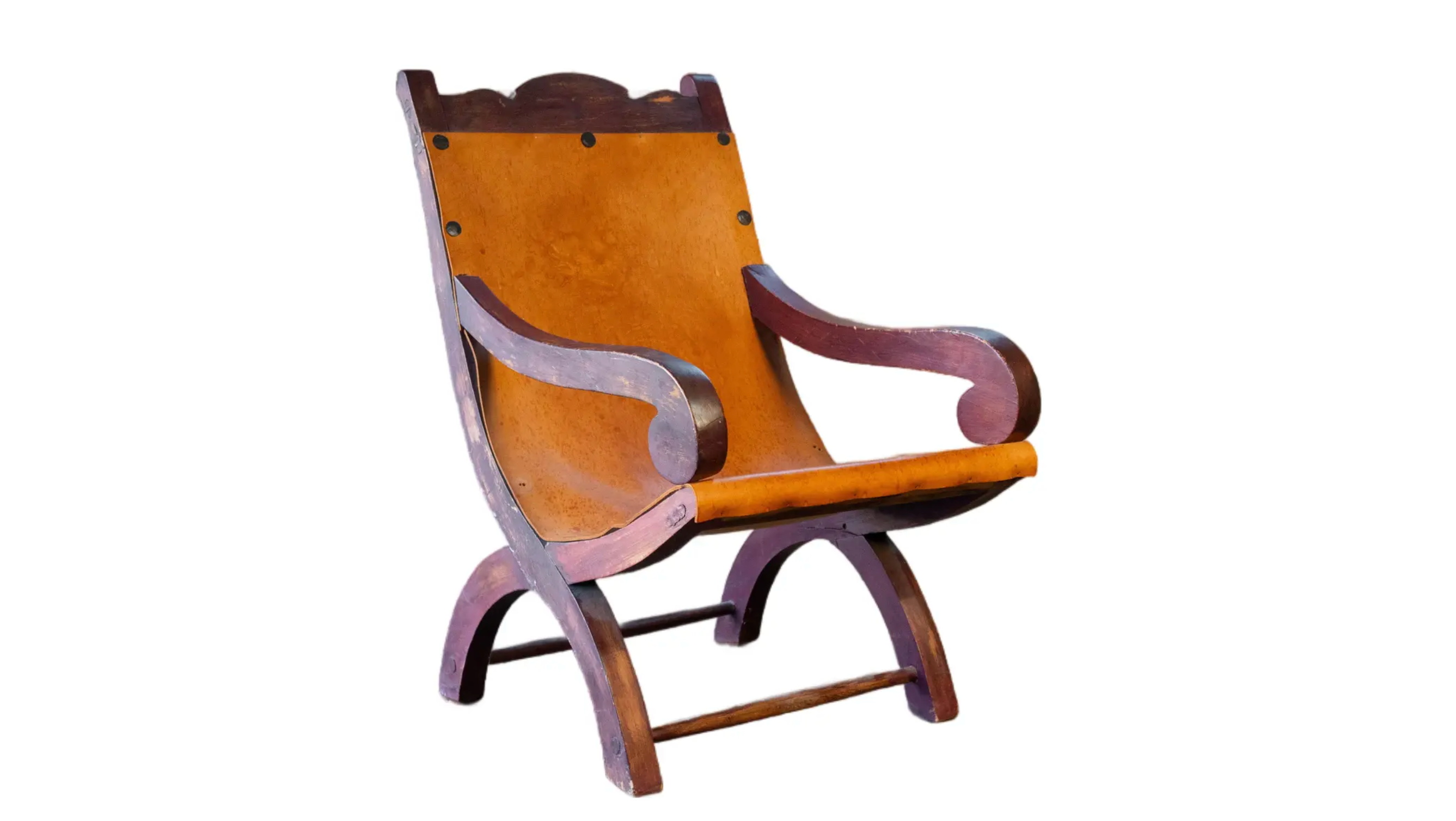 Clara Porset Style Mexican Butaque Chair