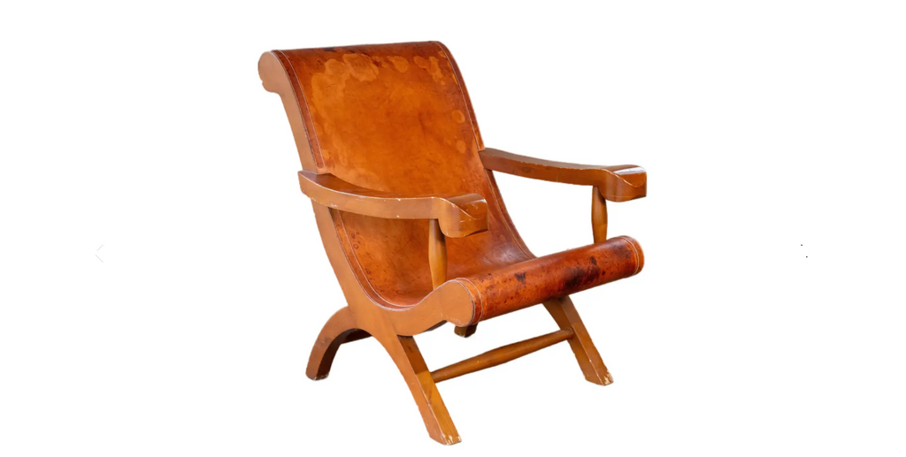 Mexican Modernist Clara Porset Style, 'Butaque' Chair', c. 1990s