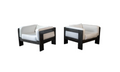 Vintage Attributed to Tobia Scarpa for Knoll 'Bastiano' Attributed Chairs - A Pair